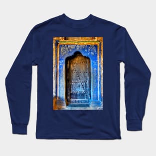 Beautiful old door in Negades - Zagori, Greece Long Sleeve T-Shirt